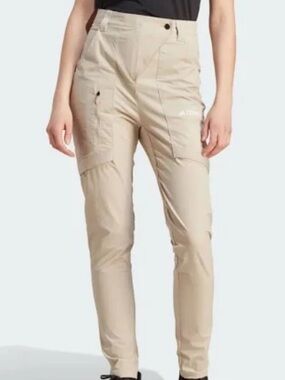 Adidas Terrex Xperior Hiking Pants Women’s Small Beige NWT Outdoor